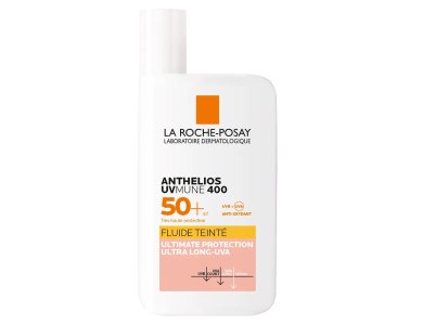 La Roche Posay Anthelios Uvmune 400 Tinted Fluid SPF50+, Αντηλιακό Γαλάκτωμα Προσώπου Με Χρώμα, 50ml