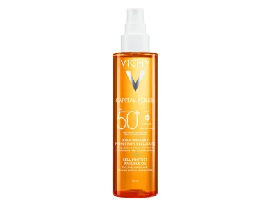 Vichy Capital Soleil Cell Protect Invisible Oil Αόρατο Λάδι Πολύ Υψηλής Προστασίας SPF50+, 200ml