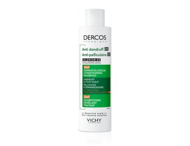 Vichy Dercos Anti-Dandruff DS Σαμπουάν Και Conditioner, 2 σε1 Κατά της Ξηροδερμίας της Πιτυρίδας και του Κνησμού, 200ml