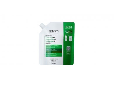 Vichy Dercos Anti-dandruff Shampoo-dry hair Refill, 390ml