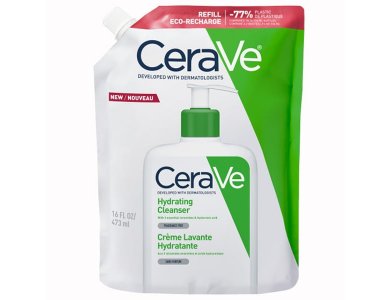 CeraVe Hydrating Cleanser Refill, Κρέμα Καθαρισμού Προσώπου & Σώματος για Κανονικό έως Ξηρό Δέρμα, 473ml