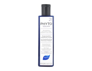 Phyto Phytosquam Phase 2 Shampoo, Σαμπουάν κατά της Πιτυρίδας & για μαλλιά με τάση λιπαρότητας, 250ml