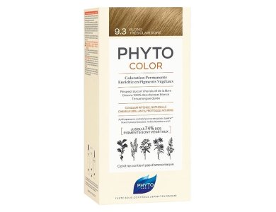 Phyto Color Very Light Golden Blonde No9.3, Μόνιμη Βαφή, 1τμχ