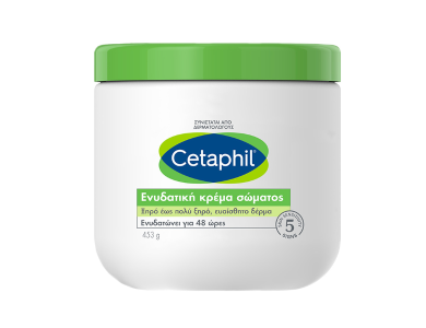 Cetaphil Ενυδατική Κρέμα Σώματος για Ξηρό & Ευαίσθητο Δέρμα, 453gr