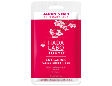 Hada Labo Tokyo Moisturising Facial Sheet Mask, Μάσκα Προσώπου για Ενυδάτωση, 20ml