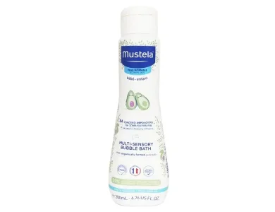 Mustela Multisensory Bubblebath, Πολυαισθητηριακό αφρόλουτρο με Βιολογικό αβοκάντο, 200ml