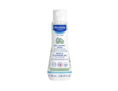 Mustela Bebe Gentle Cleansing Gel, Απαλό Αφροντούς για Σώμα & Μαλλιά, 100ml