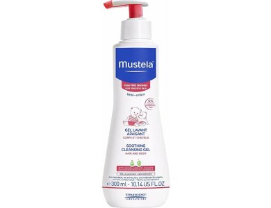 Mustela Soothing Cleansing Gel, Καταπραϋντικό Καθαριστικό Τζελ για Μαλλιά & Σώμα, 300ml