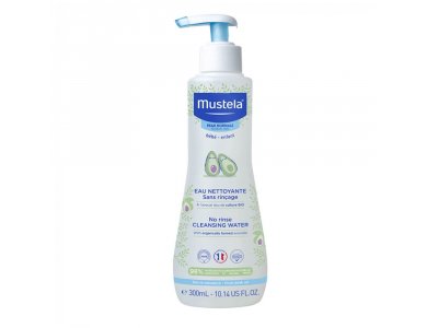 Mustela No-Rinse Cleansing Water, Βρεφικό-Παιδικό Καθαριστικό Υγρό Χωρίς Ξέᴨλυμα, 300ml