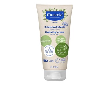 Mustela Organic Hydrating Cream Face & Body Βιολογική Ενυδατική Κρέμα Προσώπου & Σώματος, 150ml