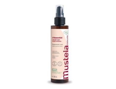 Mustela Essential Care Multi-Purpose Lotion, Λοσιόν Σώματος Κατά τη Διάρκεια & Μετά την Εγκυμοσύνη, 200ml