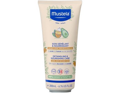 Mustela Detangling & Nourishing Care Παιδική Κρέμα Μαλλιών για Μακριά, Κυματιστά ή Σγουρά Μαλλιά, 200ml
