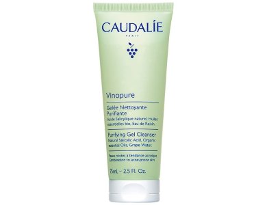 Caudalie Vinopure Purifying Gel Cleanser, Καθαριστικό Προσώπου κατά των Ατελειών, 75ml