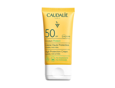 Caudalie Vinosun Protect High Protection Cream Αντηλιακή Κρέμα Προσώπου με SPF50, 50ml