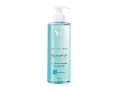 Vichy Purete Thermale Fresh Cleansing Gel B3, Δροσερό Gel Καθαρισμού Κατάλληλο για Ευαίσθητες Επιδερμίδες, 400ml