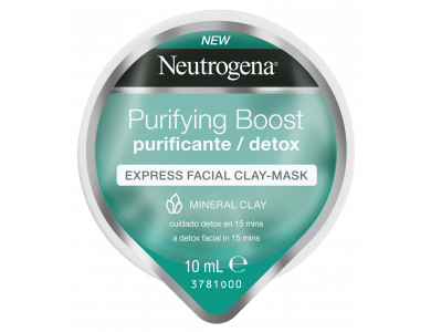 Neutrogena Purifying Boost Μάσκα Προσώπου Express σε Μορφή Κρέμας με Άργιλο 10ml