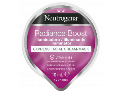 Neutrogena Radiance Boost The illuminator Μάσκα Προσώπου Express σε Μορφή Κρέμας 10ml