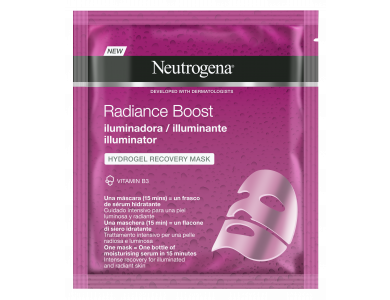 Neutrogena Radiance Boost The Illuminator Hydrogel Μάσκα Προσώπου Αναδόμησης 30ml