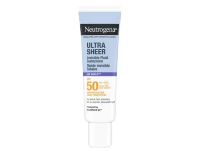 Neutrogena Ultra Sheer Invisible Fluid Age Shield Αντηλιακό Προσώπου SPF50, 50ml