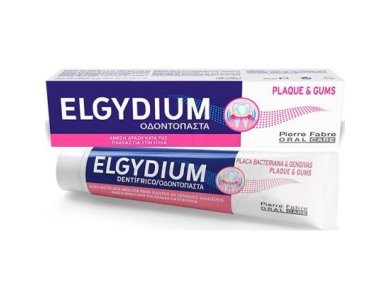 Elgydium Plaque & Gums Toothpaste Οδοντόκρεμα για Άμεση Δράση Κατά της Πλάκας για Υγιή Ούλα, 75ml
