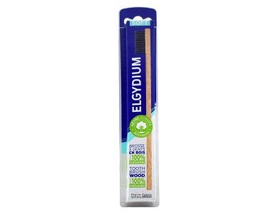 Elgydium Eco Friendly Soft Μαλακή Οδοντόβουρτσα Ξύλινη Φιλική προς το Περιβάλλον, 1τμχ