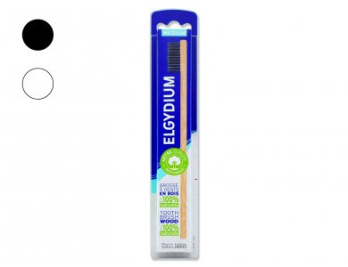 Elgydium Eco Friendly Medium Μέτρια Οδοντόβουρτσα Ξύλινη Φιλική προς το Περιβάλλον, 1τμχ