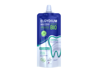 Elgydium Organic Sensitive Oδοντόκρεμα για Ευαίσθητα Δόντια σε Ανακυκλώσιμη Συσκευασία, 100ml
