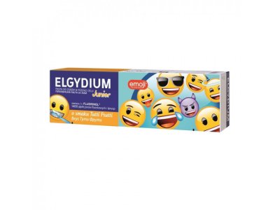 Elgydium Junior Emoji Παιδική Οδοντόκρεμα με Γεύση Tutti Frutti 7-12 Ετών, 50ml