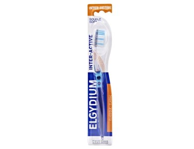 Elgydium Inter-Active Οδοντόβουρτσα Soft, 1τμχ