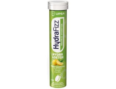 Upsa Hyrdrafizz Ηλεκτρολύτες Hydra+ Detox 16 Tabs
