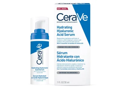 CeraVe Hydrating Hyaluronic Acid Serum Ενυδατικός Ορός με Υαλουρονικό Οξύ για Λάμψη, 30ml