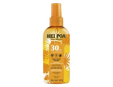 Hei Poa Suncare Dry Oil SPF30 Body & Hair , Αντηλιακό προϊόν σώματος και μαλλιών, 150ml