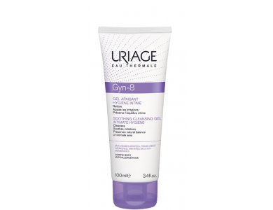 Uriage Gyn-8 Intimate Hygiene, Καταπραϋντικό Τζελ Καθαρισμού για την Ευαίσθητη Περιοχή, 100ml