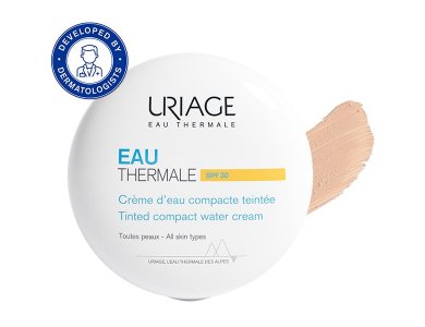 Uriage Eau Thermale Water Cream Tinted Compact SPF30, Αντηλιακή Κρέμα Προσώπου με Χρώμα, 10g