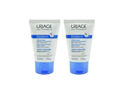 Uriage Promo Pack Bariederm Hand Cream Αναπλαστική, Προστατευτική & Ενυδατική Κρέμα Χεριών, 2x50ml