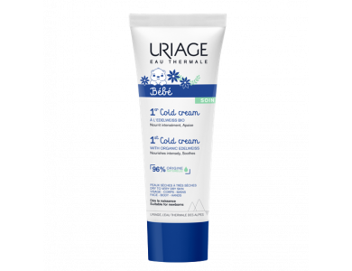 Uriage Bebe 1st Cold Cream, Πλούσια Κρέμα Εντατικής Θρέψης για Βρέφη, 75ml