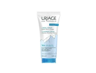 Uriage Eau Thermale Cleansing Cream, Κρέμα Καθαρισμού για Πρόσωπο, Σώμα & Μαλλιά, 200ml