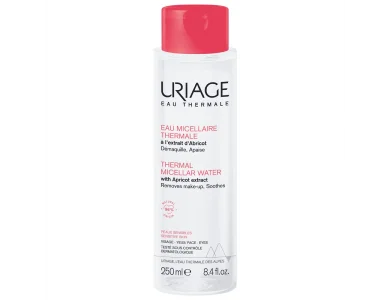 Uriage Thermal Micellar Water, Καθαριστική Λοσιόν Προσώπου & Ματιών με Βερίκοκο, 250ml