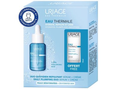 Uriage Eau Thermale Promo Σετ Περιποίησης Προσώπου με H.A. Booster Serum Ενυδατικός Ορός Προσώπου, 30ml & Δώρο Water Cream Ενυδατική Κρέμα Προσώπου Ελαφριάς Υφής, 15ml, 1σετ