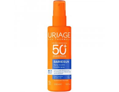 Uriage Bariesun Invisible Spray Αόρατο Αντηλιακό Σπρέι χωρίς Άρωμα για Πρόσωπο & Σώμα 200ml