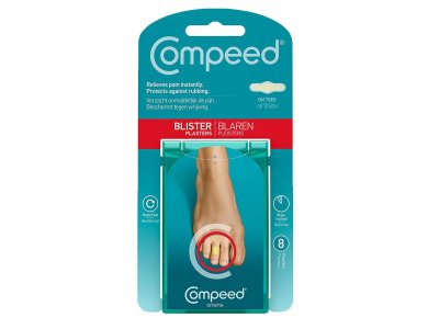 Compeed Επιθέματα Για Φουσκάλες Στα Δάχτυλα Των Ποδιών 8τμχ