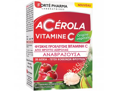 Forte Pharma Acerola Vitamin C, Φόρμουλα Για Το Ανοσοποιητικό, 20eff.tabs