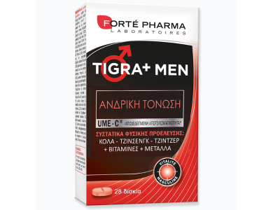 Forte Pharma Energy Tigra+ Men, Τόνωση Σεξουαλικής Επιθυμίας, 28caps