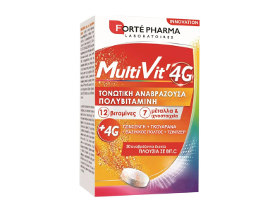 Forte Pharma MultiVit 4G, 30eff.tabs