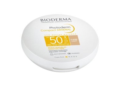 Bioderma Photoderm Compact Mineral Light SPF50+ Αντηλιακή Πούδρα Προσώπου, 10g