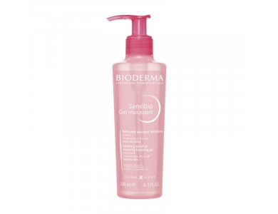 Bioderma Sensibio Gel Moussant Καθαριστικό Τζελ Προσώπου + Ματιών 200ml