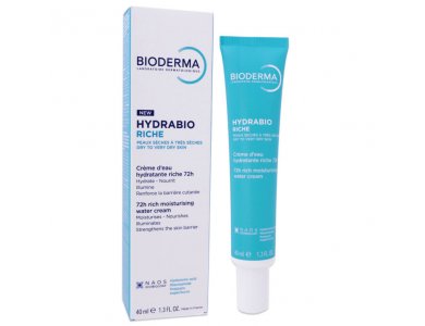 Bioderma Hydrabio Riche Water Cream Με Πλούσια Υφή Για Το ξηρό Έως Πολύ Ξηρό Δέρμα 40ml