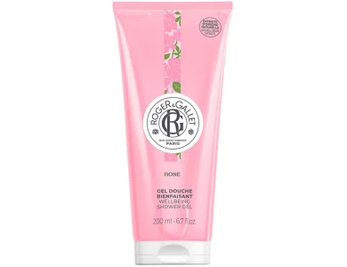 Roger & Gallet Rose Wellbeing Shower Gel, Αφρόλουτρο με άρωμα Τριαντάφυλλο, 200ml