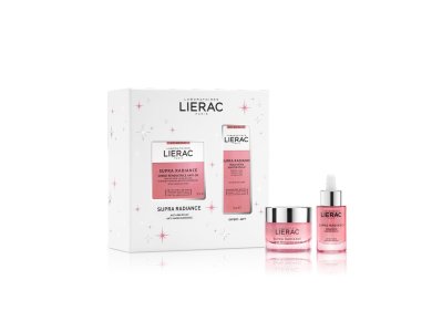 Lierac Promo Supra Radiance Anti-Ox Renewing Cream, 50ml, Detox Serum Radiance Booster για Κανονικές & Ξηρές Επιδερμίδες, 30ml
