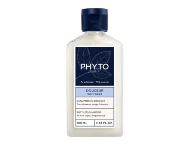 Phyto Douceur Shampoo, Σαμπουάν για όλους τους τύπους μαλλιών, 100ml